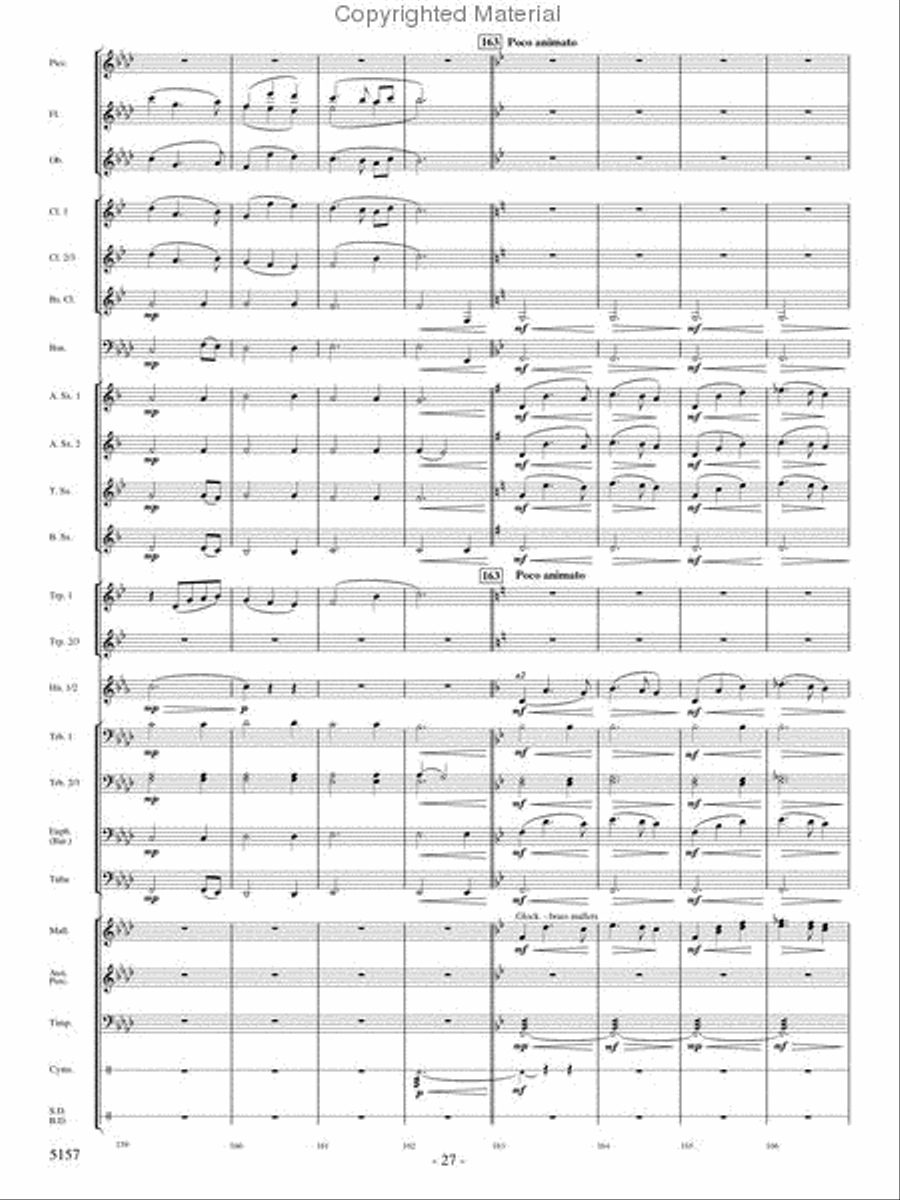 Fate of the Gods Concert Band scores gallery preview page 26