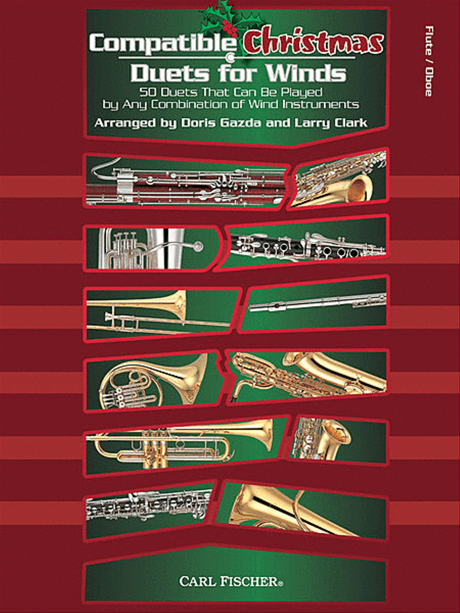 Compatible Christmas Duets for Winds Flute scores gallery preview page 1