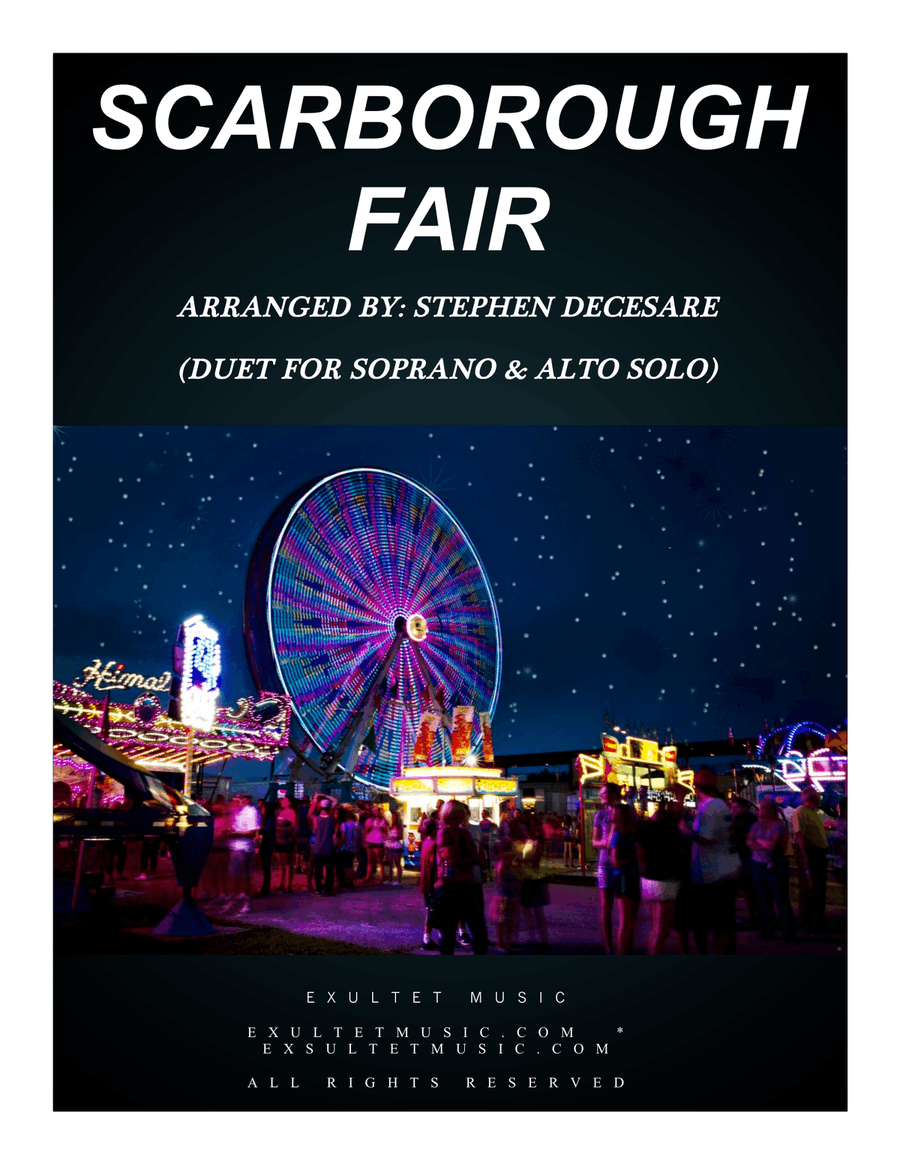 Scarborough Fair (Duet for Soprano and Alto Solo) Alto Voice scores gallery preview page 1