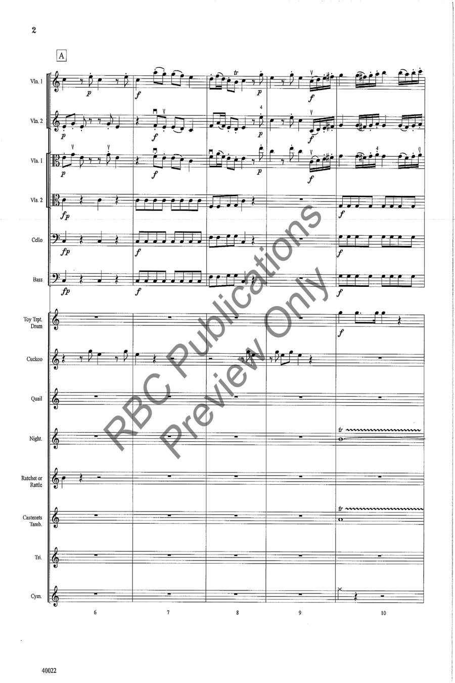 Toy Symphony Toy Symphony String Orchestra scores gallery preview page 5