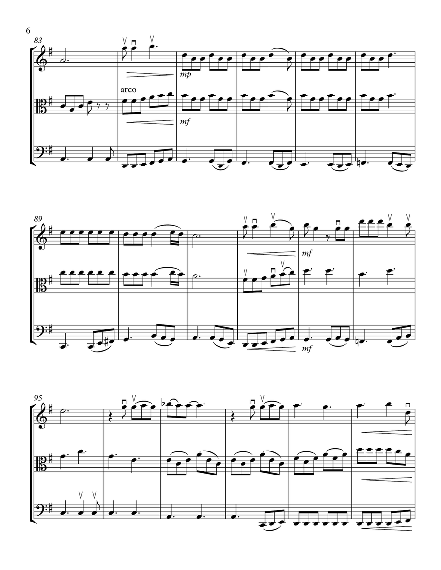 Lover String Trio scores gallery preview page 6
