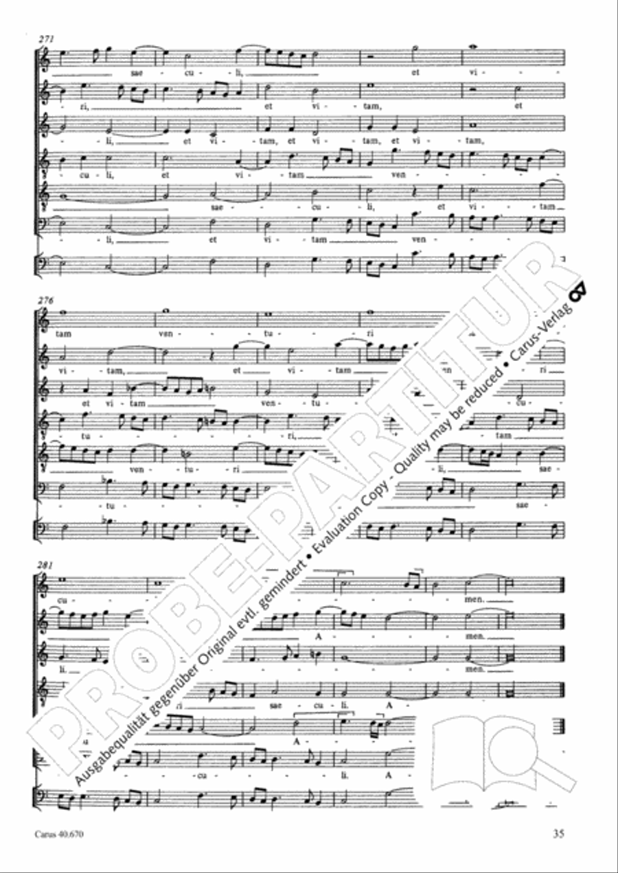 Missa in illo tempore Choir scores gallery preview page 48