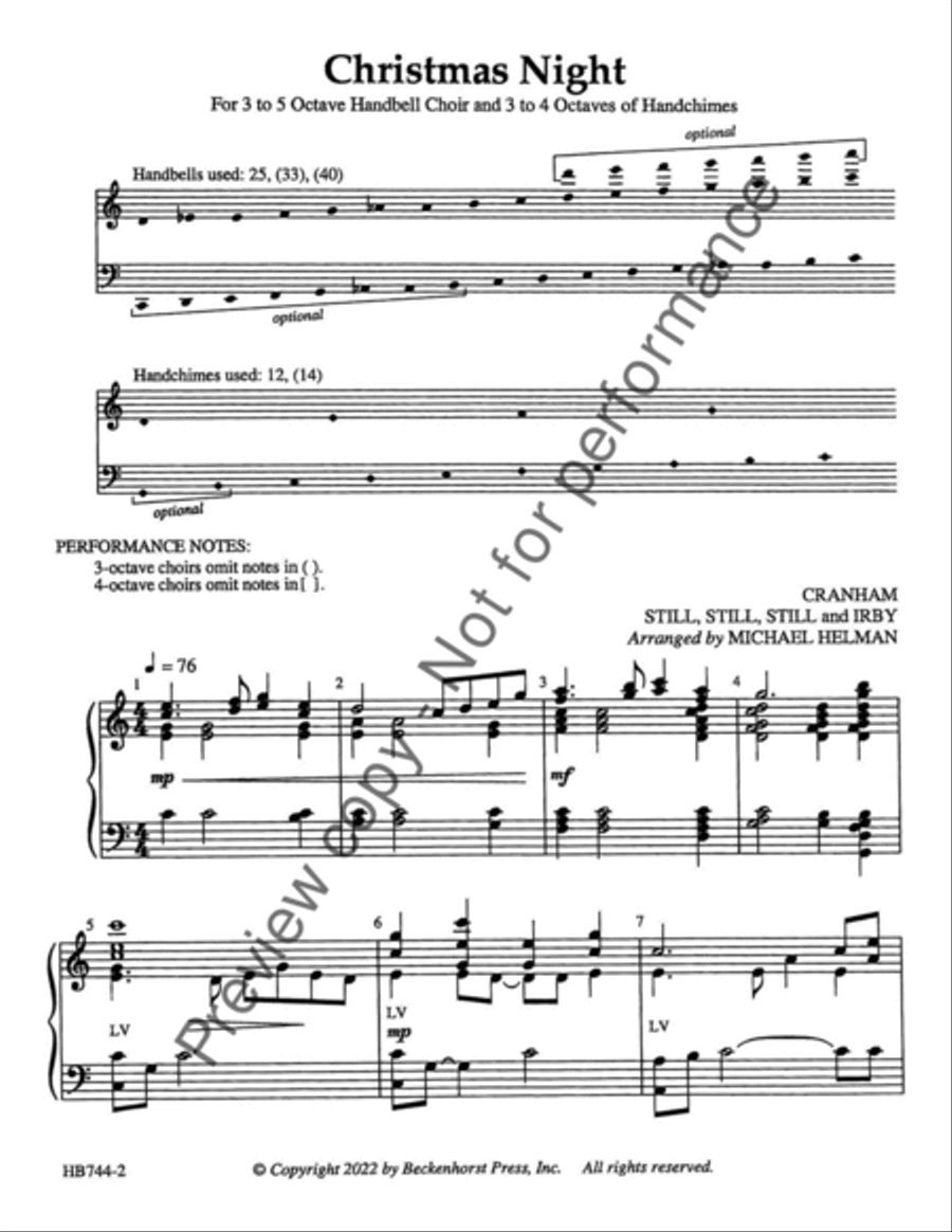 Christmas Night 5-Octaves scores gallery preview page 3