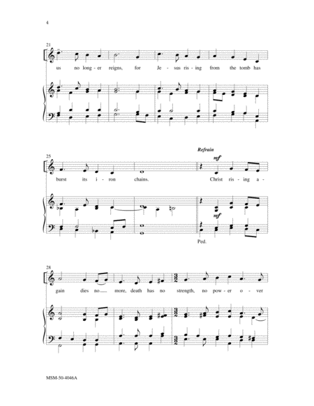 Christ Rising Again (Choral Score) image number null