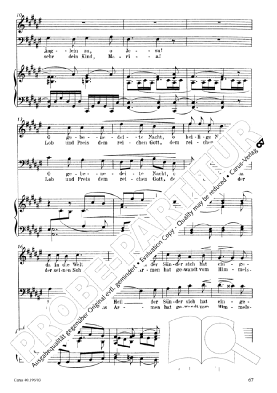 Die Geburt Christi SSA scores gallery preview page 68