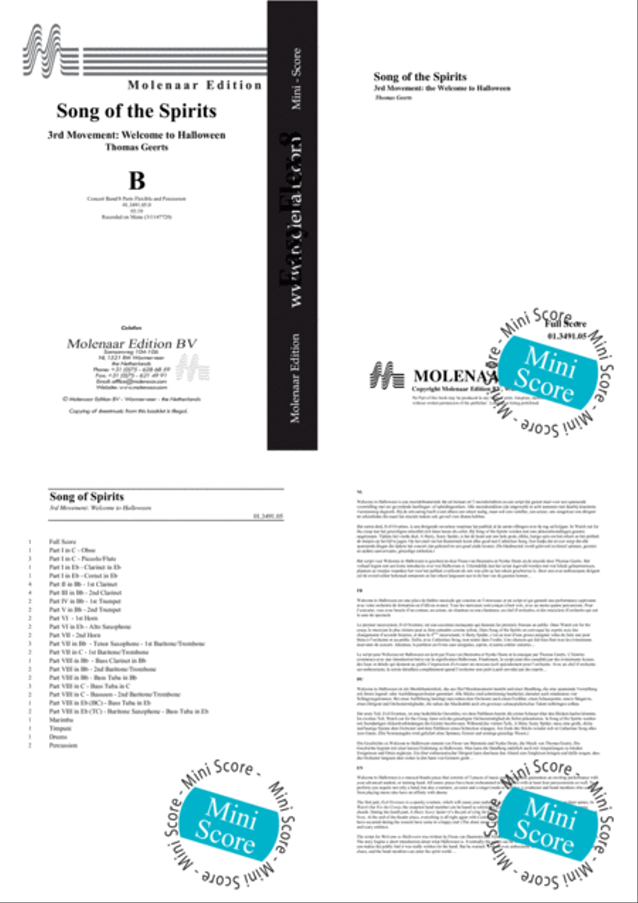 Song of the Spirits Song of the Spirits Brass Band scores gallery preview page 2