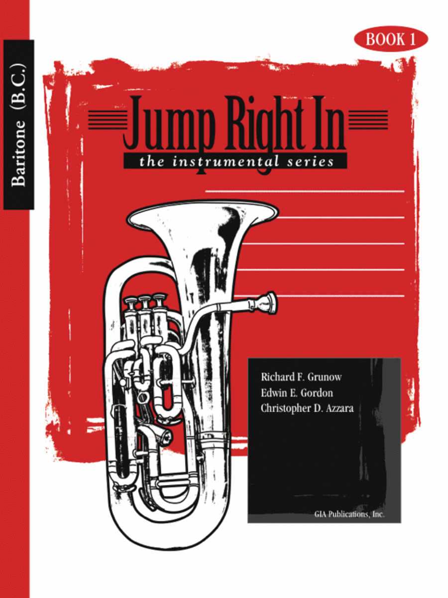 Jump Right In: Student Book 1 - Baritone B.C. (Book with MP3s)