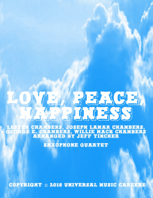 Book cover for Love Peace Happiness