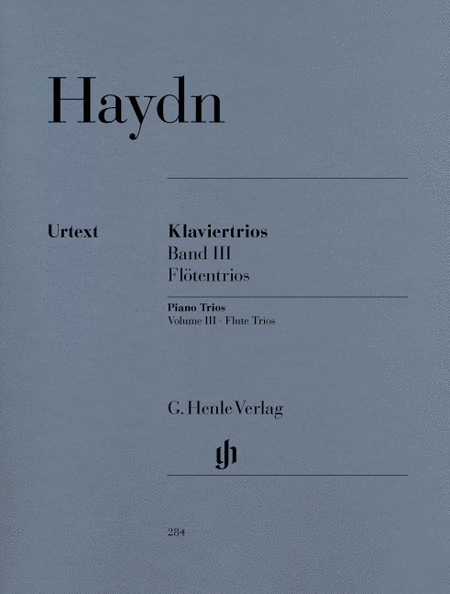 Joseph Haydn: Piano trios, volume III  (Flute trios for Piano, Flute (or Violin) and Violoncello)