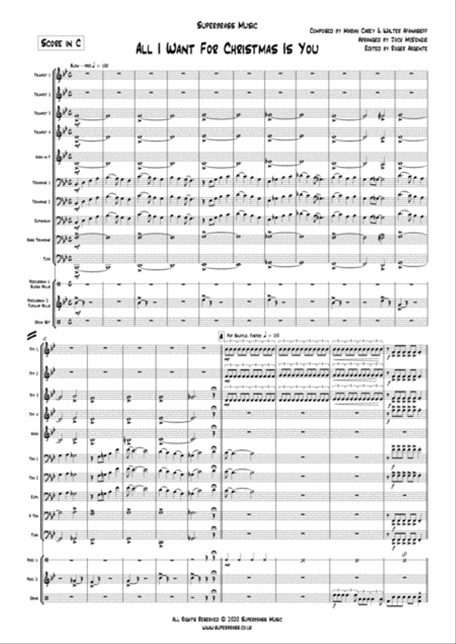 All I Want For Christmas Is You Small Ensemble scores gallery preview page 3