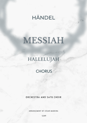 Book cover for Hallelujah from Handel's Messiah - Orchestra and SATB Choir (Full Score and Parts)