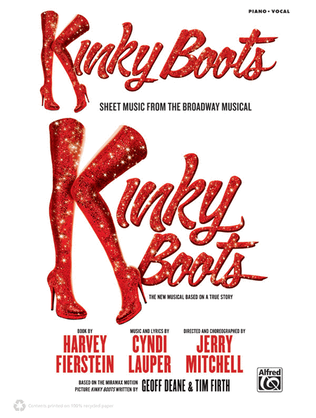 Book cover for Kinky Boots -- Sheet Music from the Broadway Musical