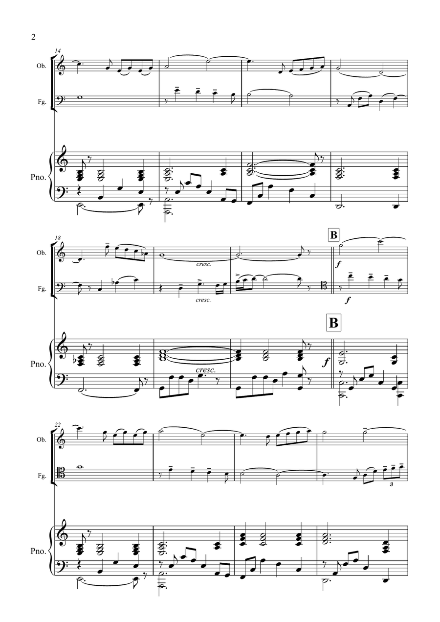 Memorias De Africa Memorias De Africa Woodwind Duet scores gallery preview page 2