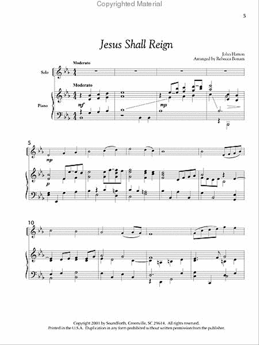 The Mighty Power of God Flute Solo scores gallery preview page 4