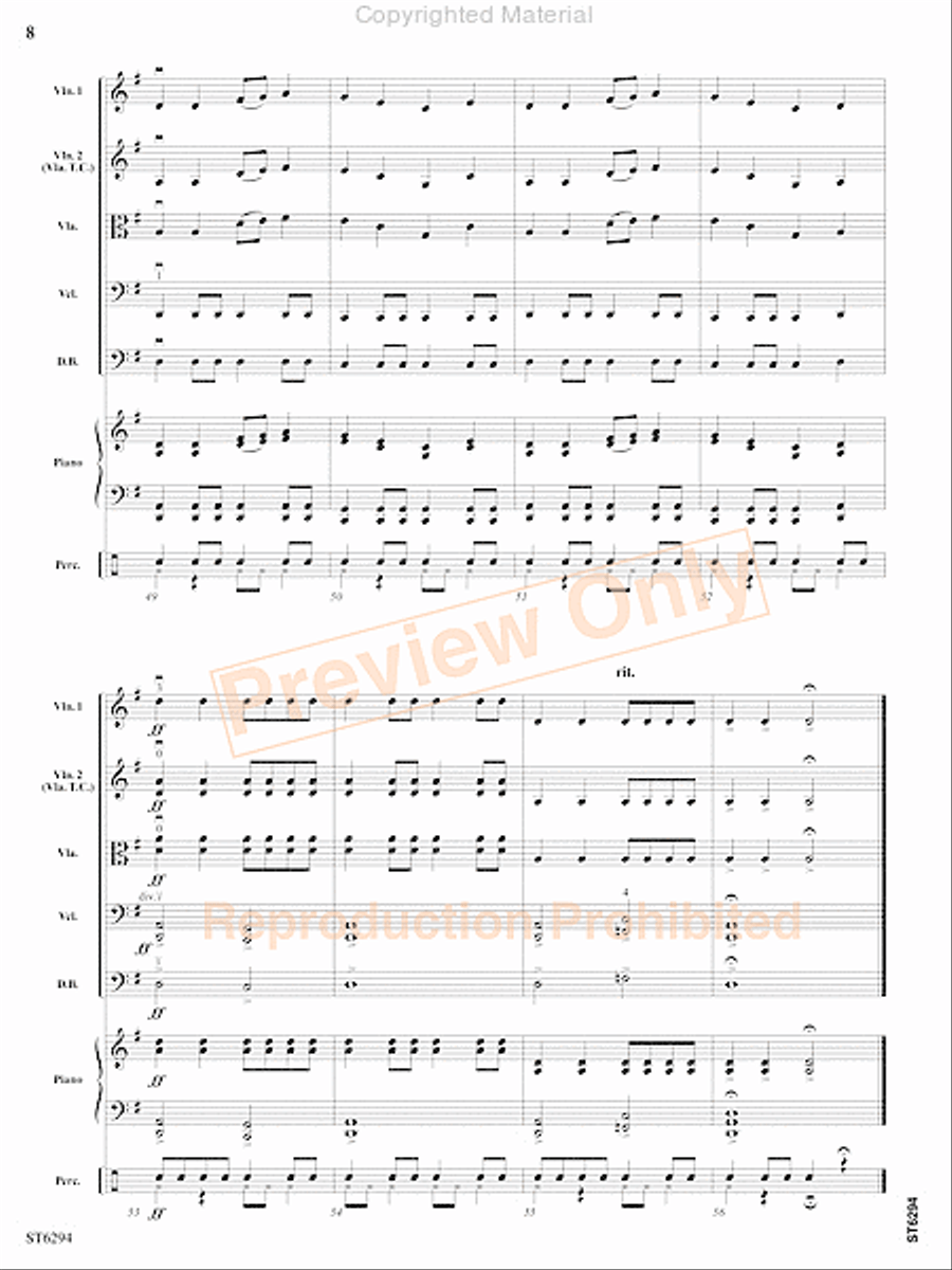 Mystic Caravan String Orchestra scores gallery preview page 9