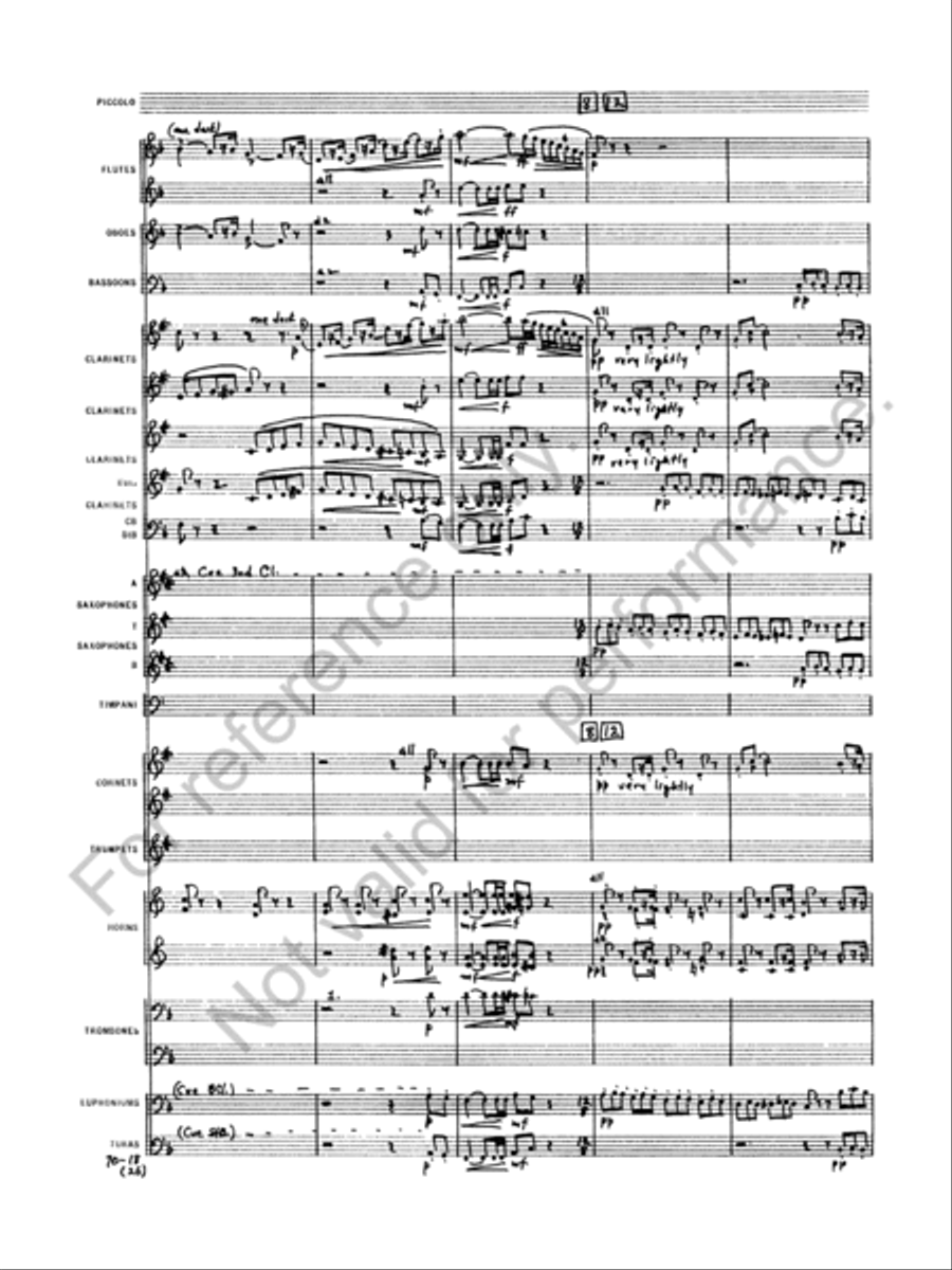 Symphony No. 6 Concert Band scores gallery preview page 20