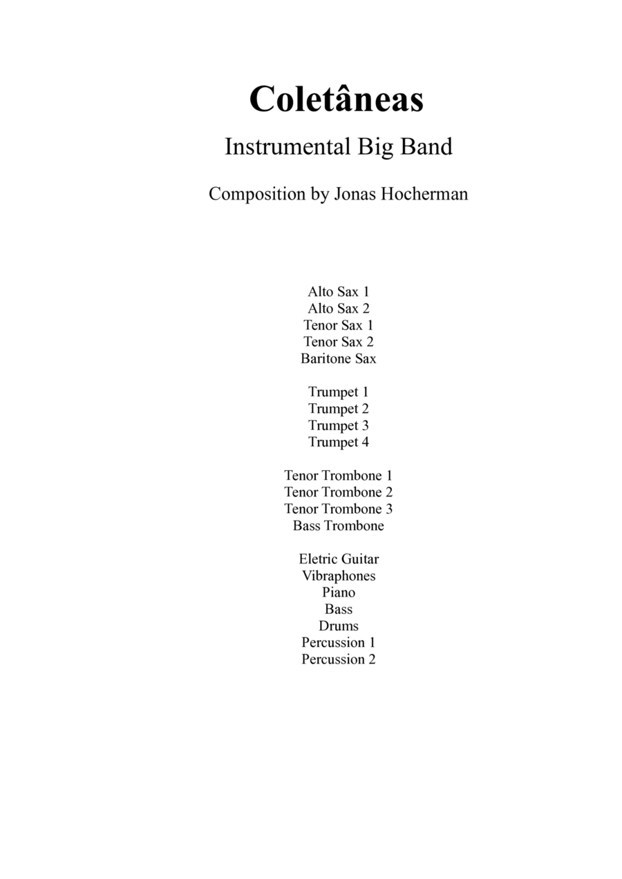 Coletâneas Coletâneas Jazz Ensemble scores gallery preview page 1
