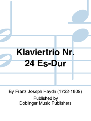 Book cover for Klaviertrio Nr. 24 Es-Dur