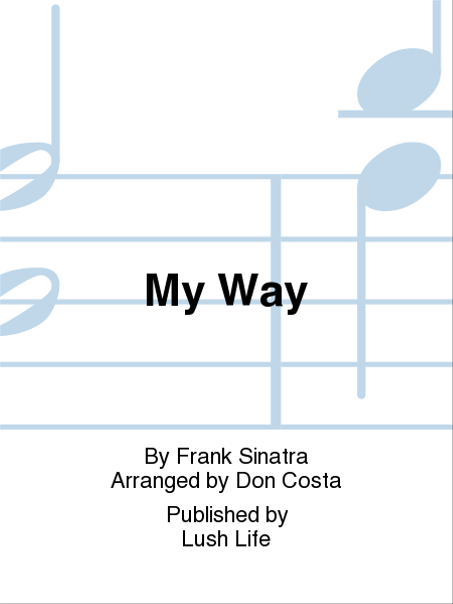 My Way Big Band scores gallery preview page 1