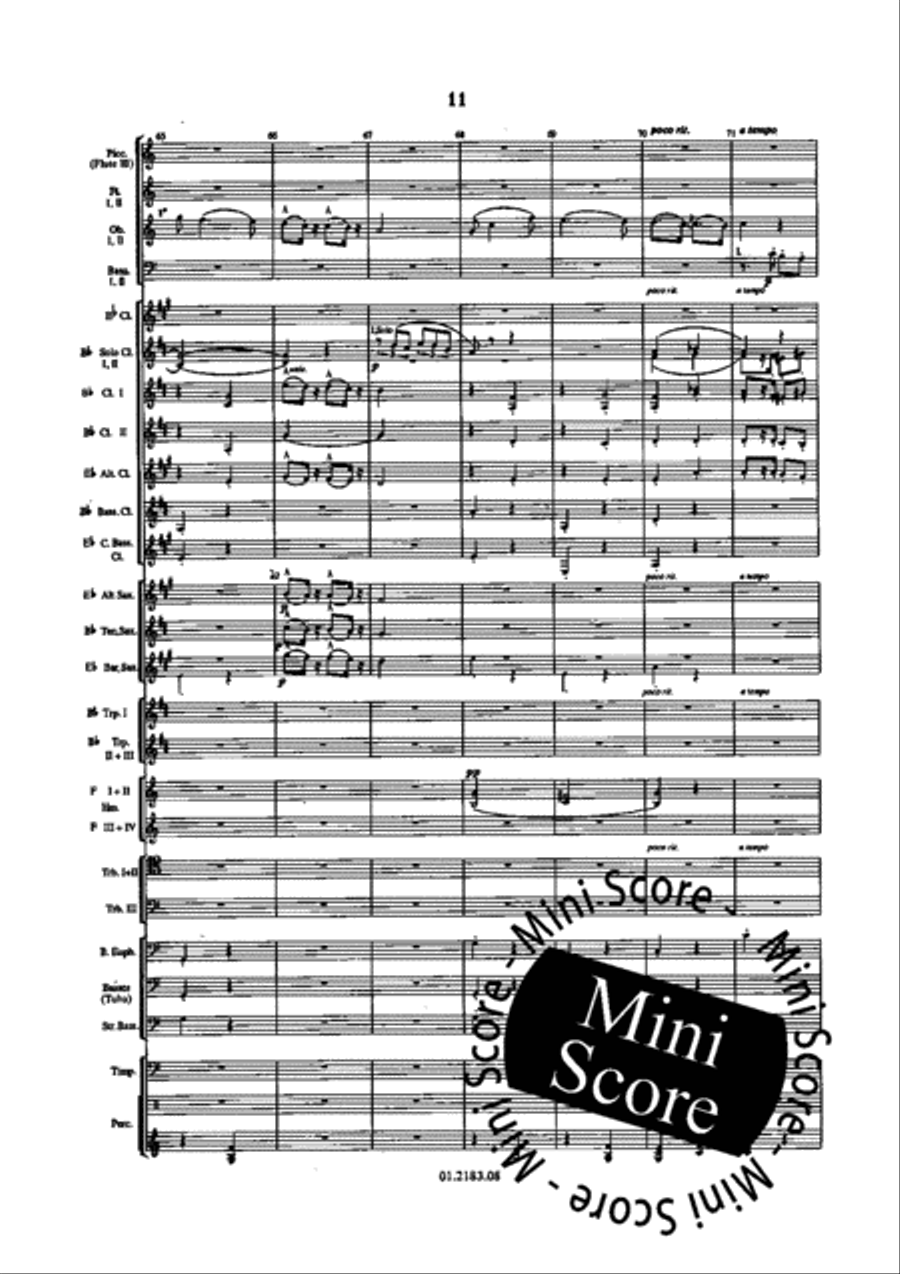 Der Zigeunerbaron Concert Band scores gallery preview page 17
