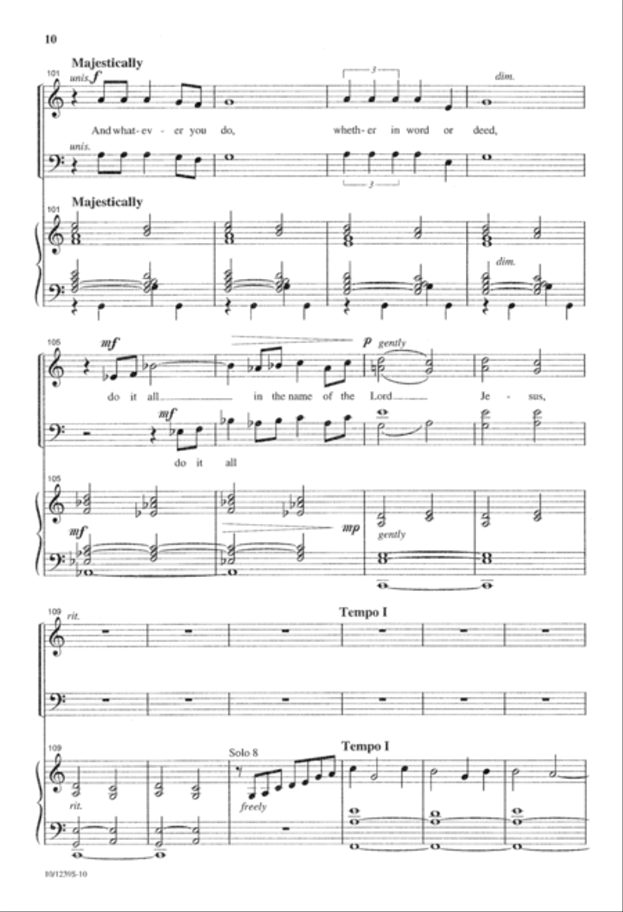 The Peace of Christ The Peace of Christ 4-Part scores gallery preview page 10