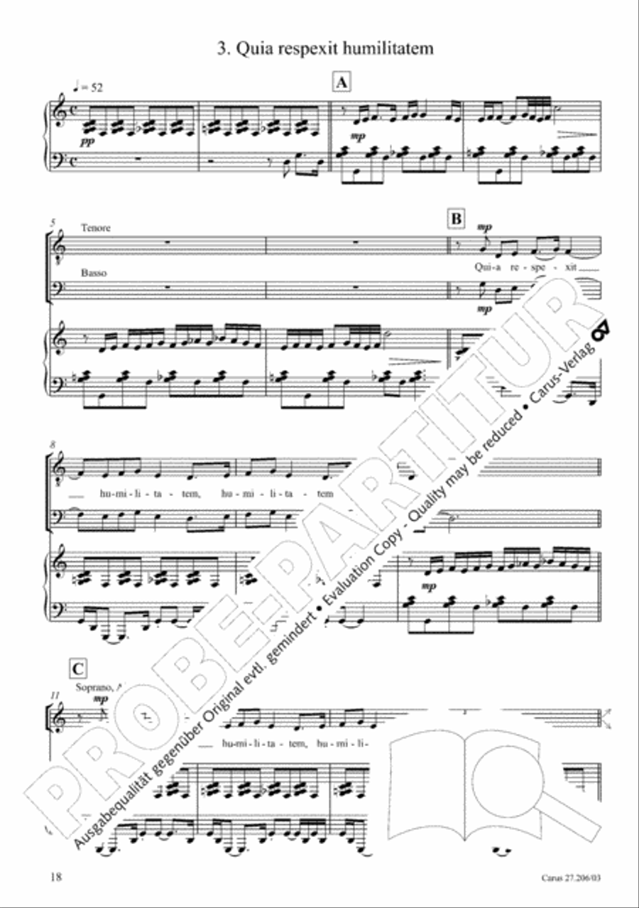 Magnificat 4-Part scores gallery preview page 19