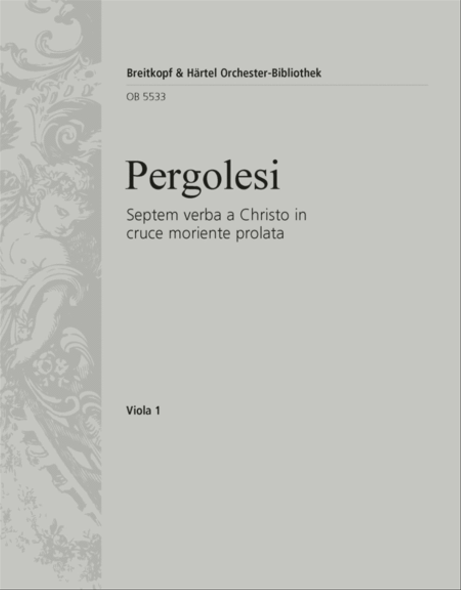 Septem verba a Christo in cruce moriente prolata 4-Part scores gallery preview page 1