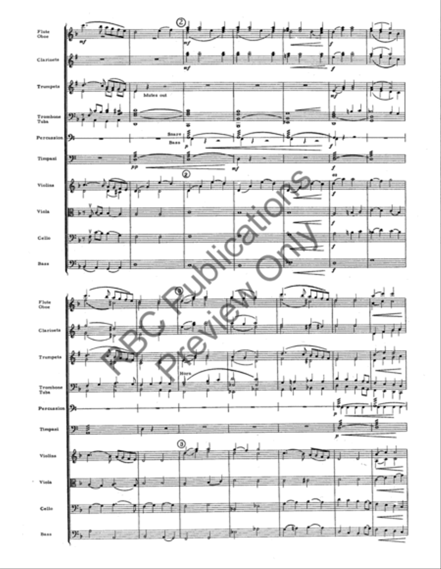Appalachian Lullaby- Orchestra Full Orchestra scores gallery preview page 4