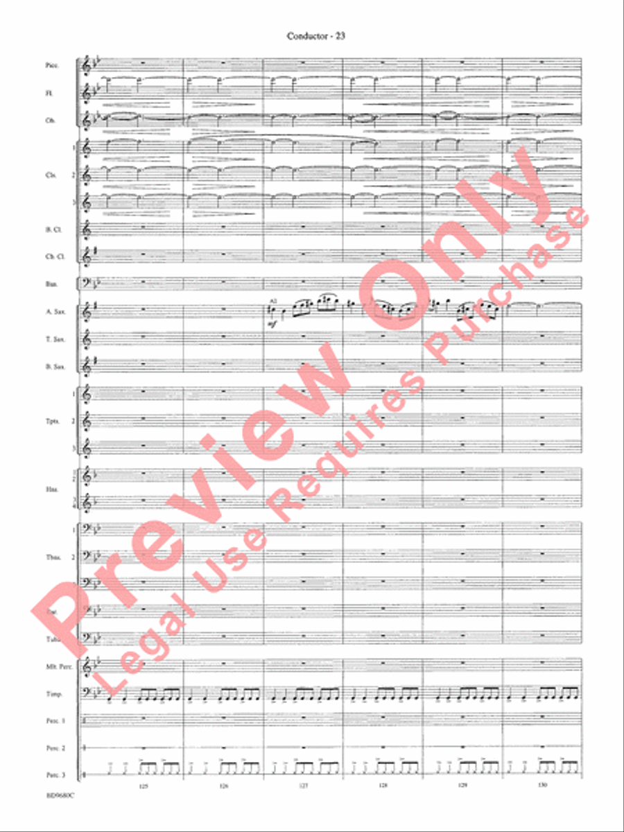 Ireland: Of Legend and Lore Concert Band scores gallery preview page 28