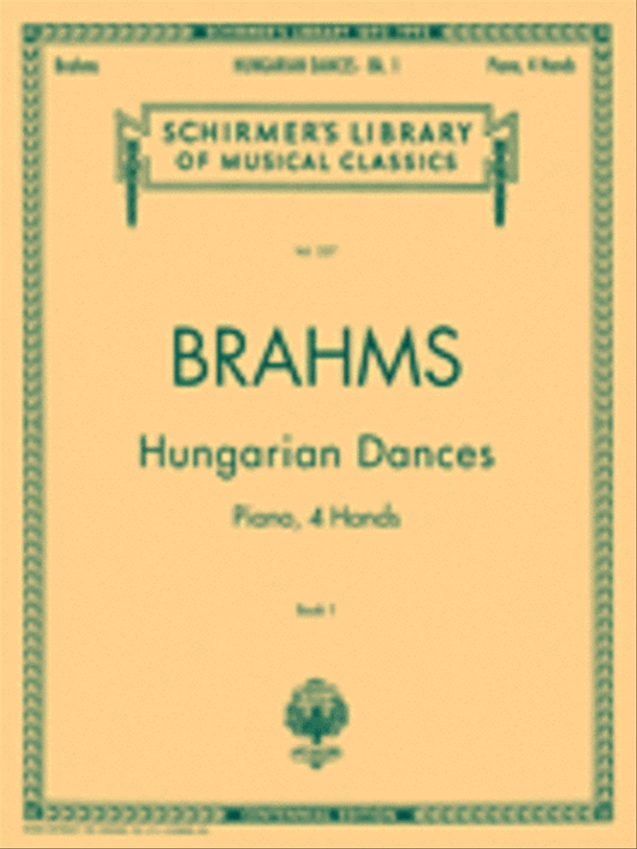 Hungarian Dances – Book I 1 Piano, 4-Hands scores gallery preview page 1