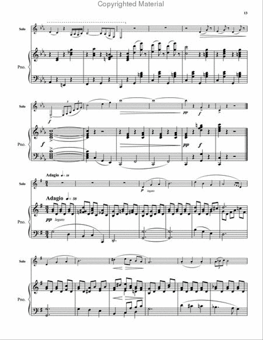Arpeggione Sonata Arpeggione Sonata Euphonium scores gallery preview page 4