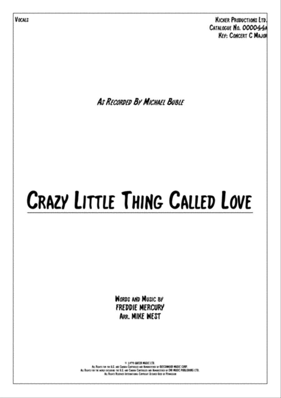 Crazy Little Thing Called Love