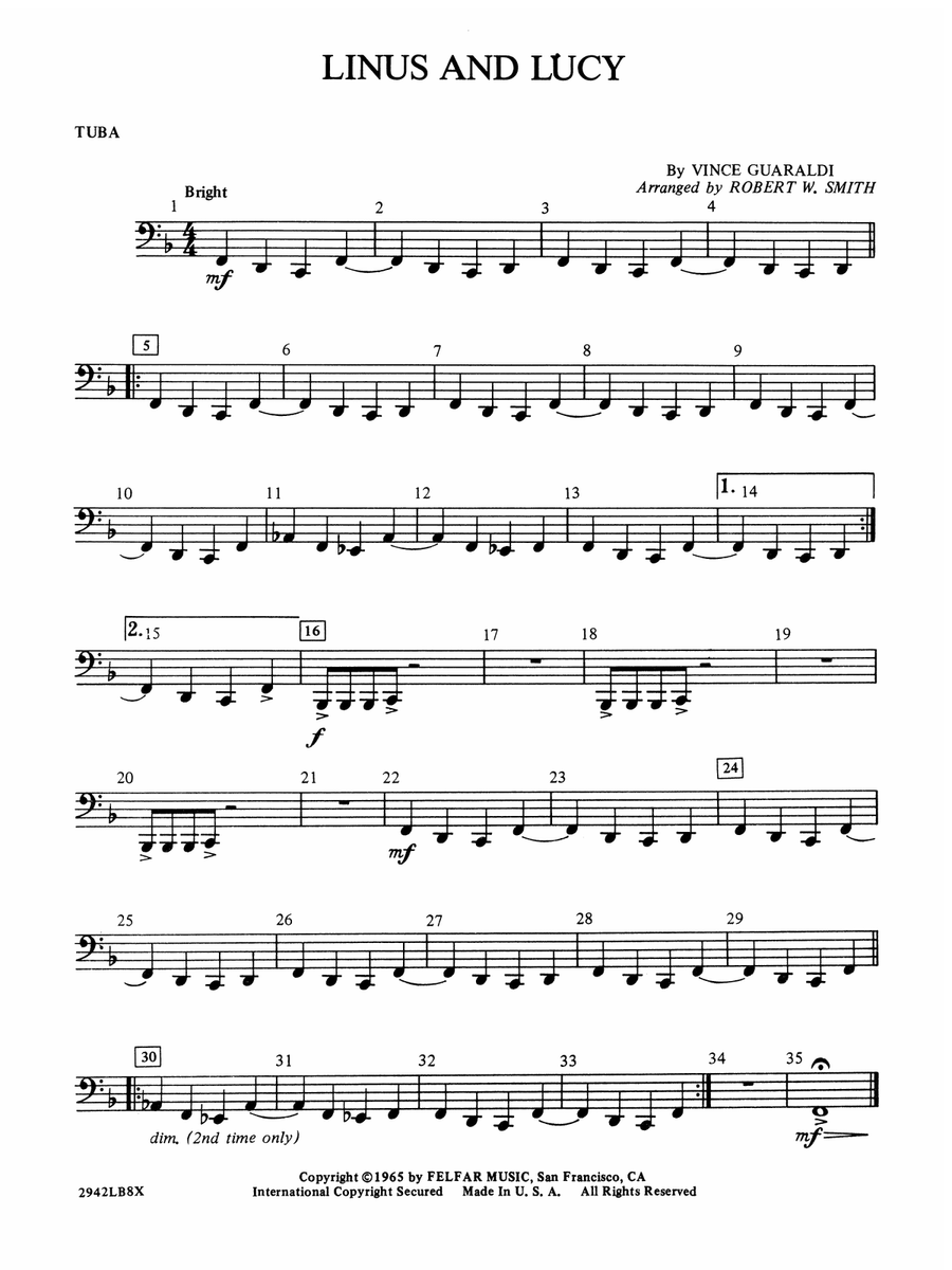 Linus and Lucy: Tuba