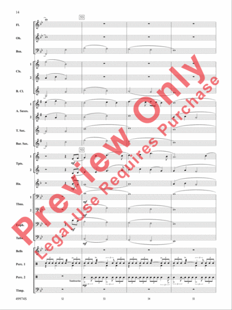 Carry On With Pride Concert Band scores gallery preview page 15