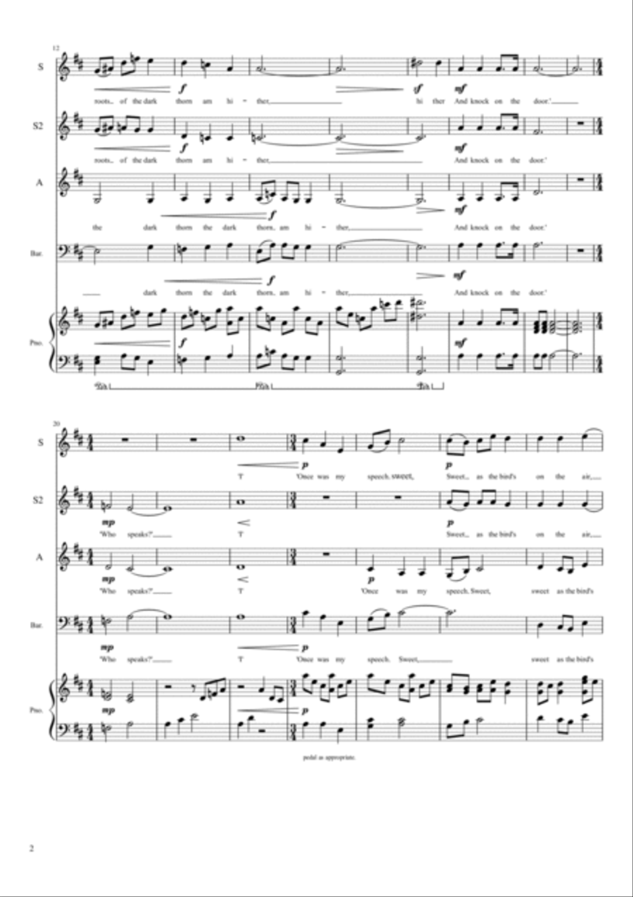 Ghost Ghost 4-Part scores gallery preview page 2