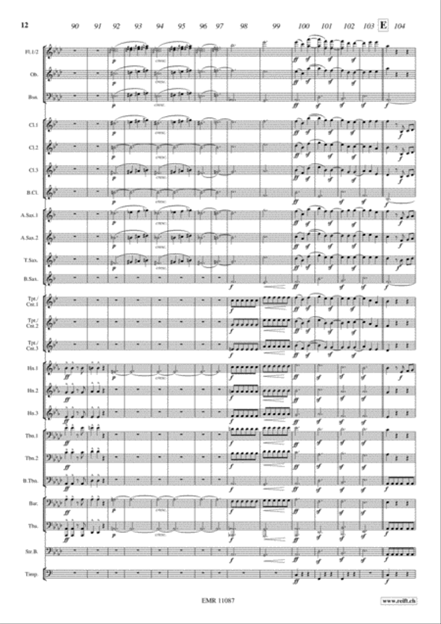 Egmont Egmont Concert Band scores gallery preview page 13