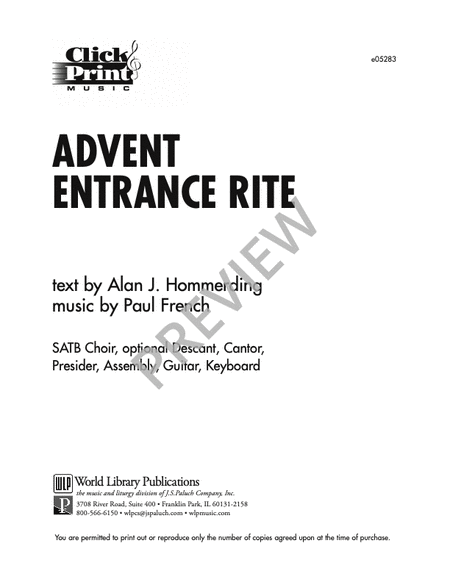 Advent Entrance Rite image number null