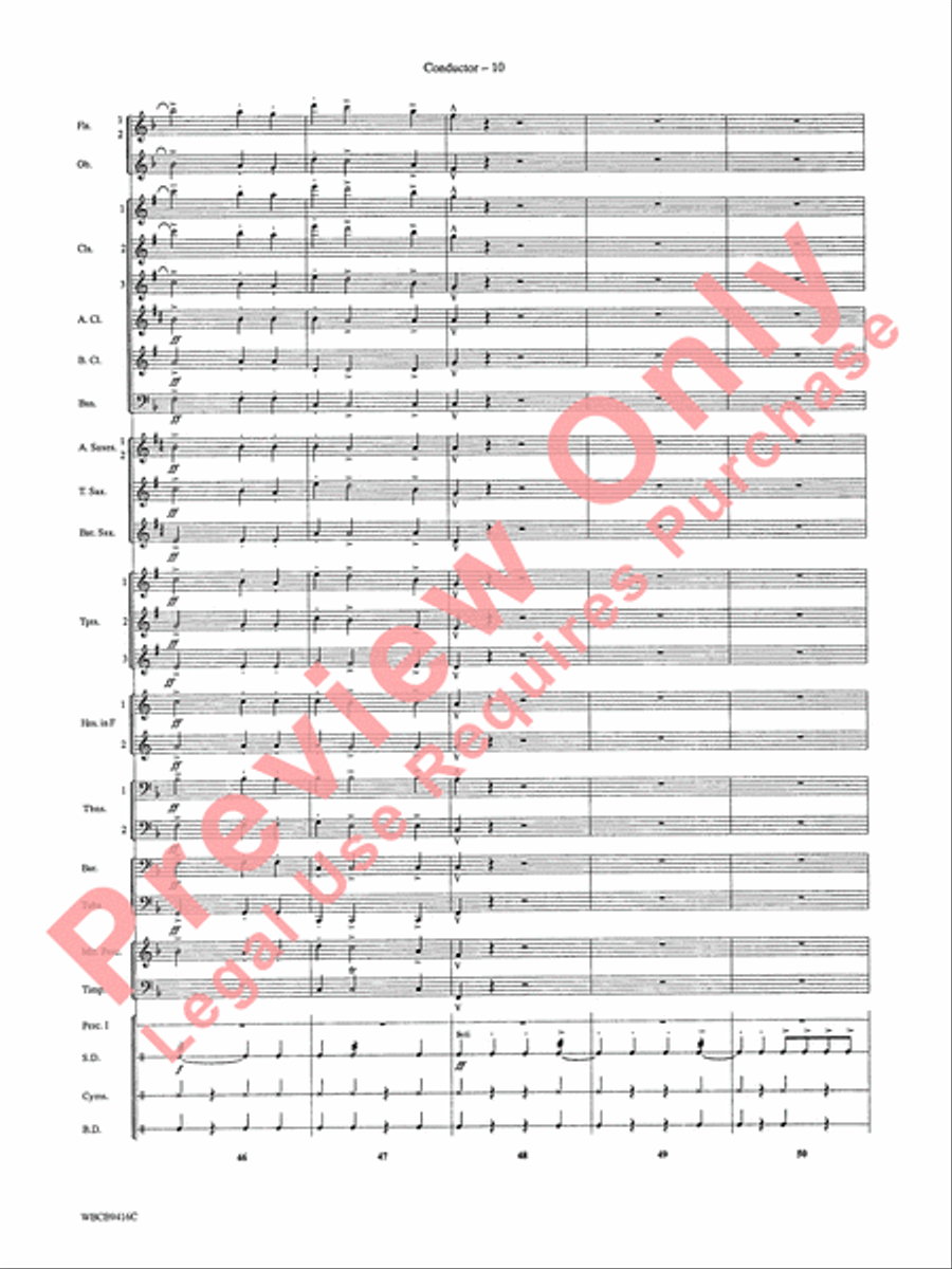 Strike Up the Band Concert Band scores gallery preview page 12