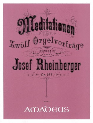 Book cover for Meditations op. 167