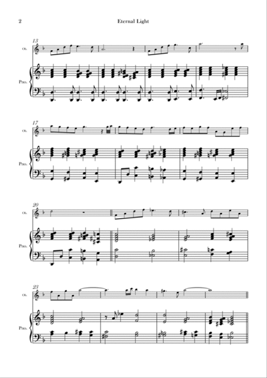 Eternal Light Chamber Music scores gallery preview page 2