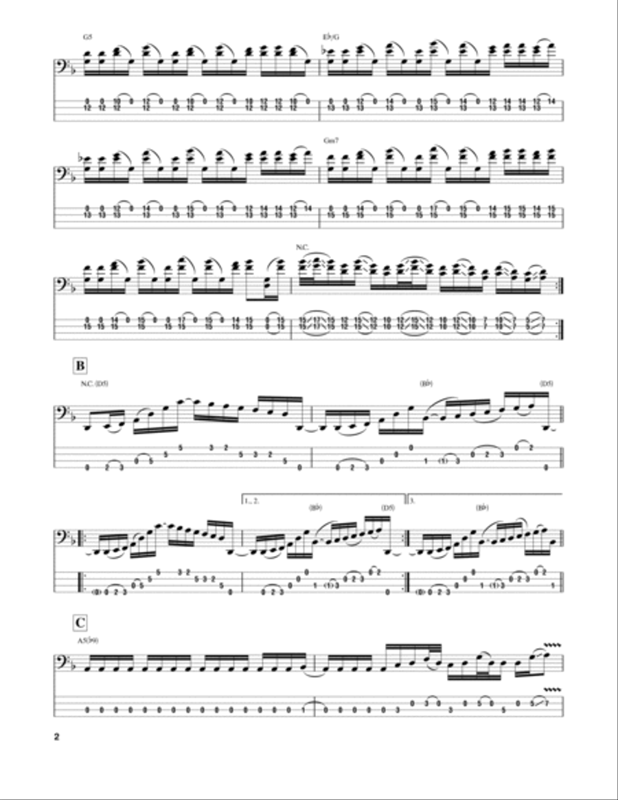 Suspense Is Killing Me Suspense Is Killing Me Guitar Tablature scores gallery preview page 2