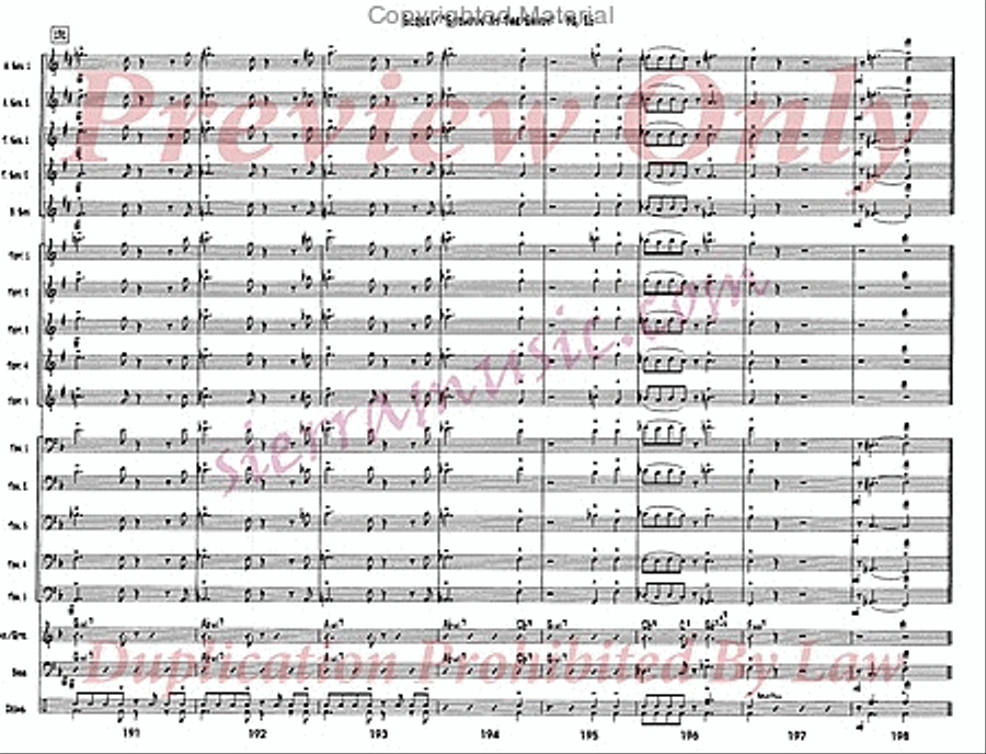 Stompin' At The Savoy Stompin' At The Savoy Jazz Ensemble scores gallery preview page 26
