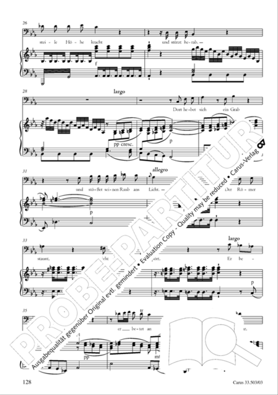 Passion according to St. Matthew (Passions-Musik nach dem Evangelisten Matthaus) SSATB scores gallery preview page 129