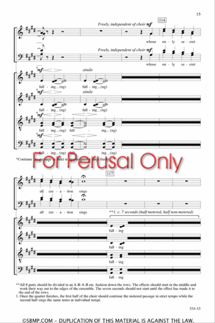 winter - SATB divisi Octavo Divisi scores gallery preview page 15