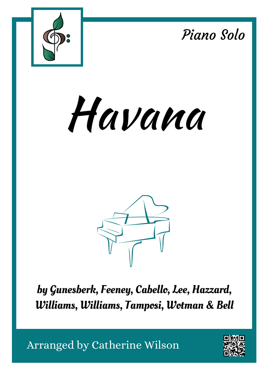 Havana Piano Solo scores gallery preview page 1