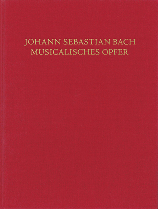 Book cover for Musical Offering, BWV 1079