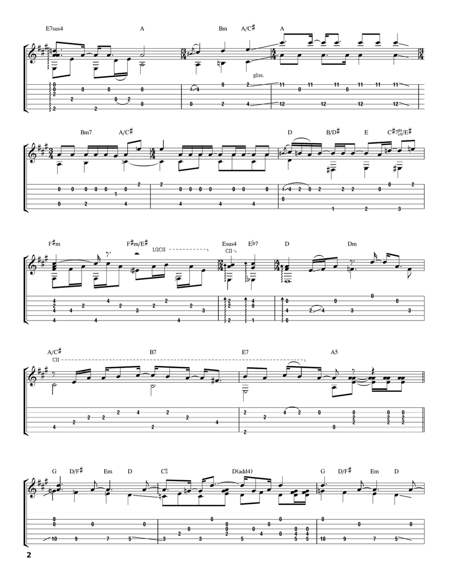 Blackbird Blackbird Acoustic Guitar scores gallery preview page 2