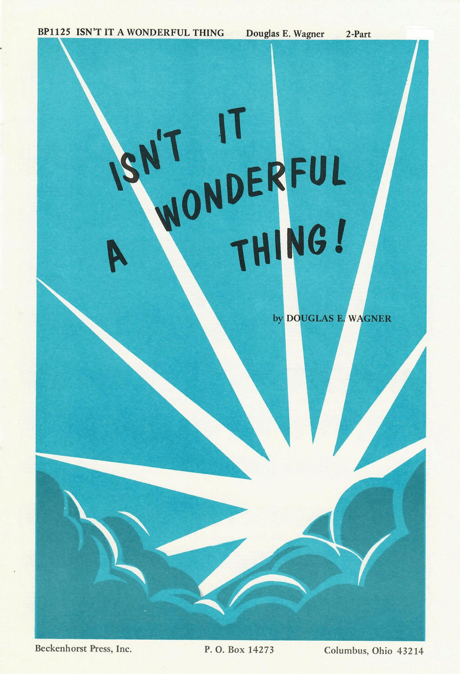 Book cover for Isn't it a Wonderful Thing