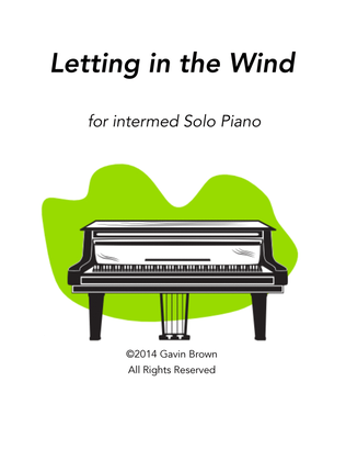Letting In the Wind for Solo Piano