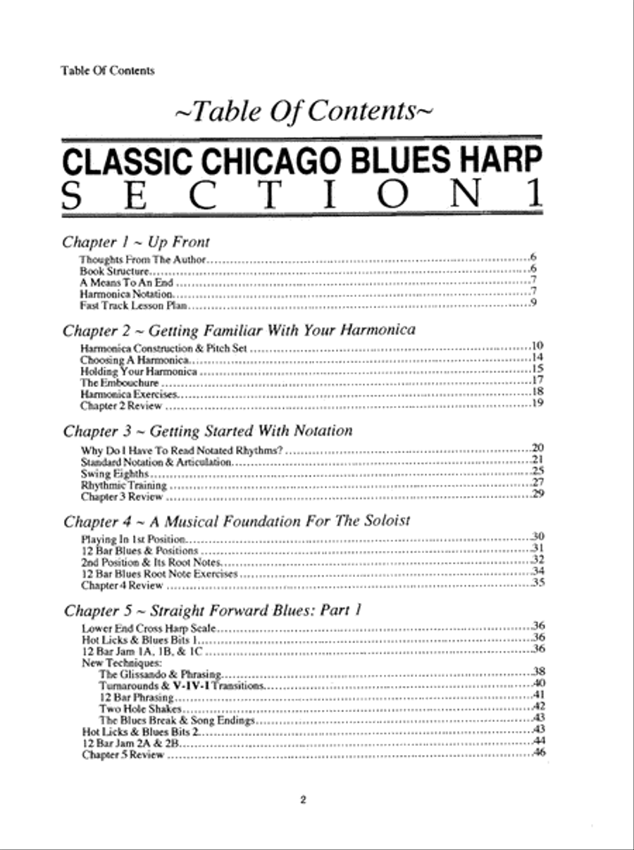 Complete Classic Chicago Blues Harp Harmonica scores gallery preview page 4